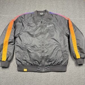 Amazon AWS re:Invent Jacket Mens XL Black Convention Full Zip Bomber